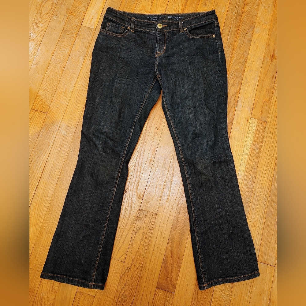 The Limited Mid Rise Dark Indigo Women's Boot Cut Jeans 8P
